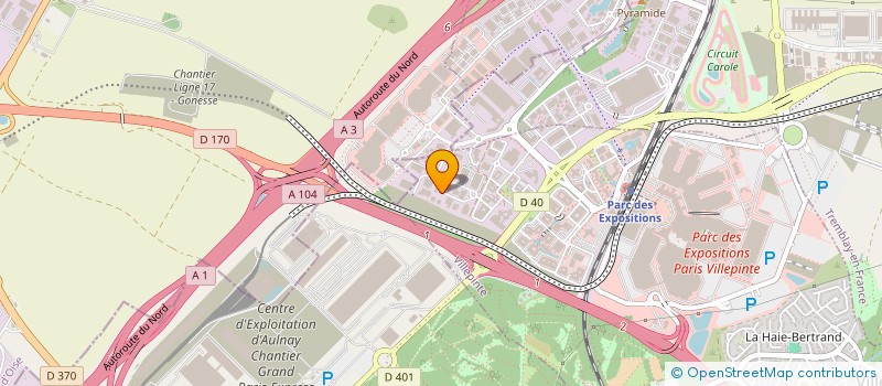 localisation de l'entreprise SELTYC HOLDING à VILLEPINTE