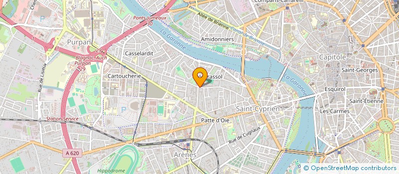 localisation de l'entreprise SELURL ADRIEN AGAUD à TOULOUSE