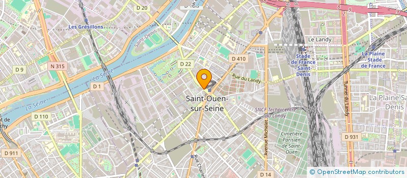 localisation de l'entreprise SELURL B.D.F-P AVOCAT à SAINT-OUEN-SUR-SEINE
