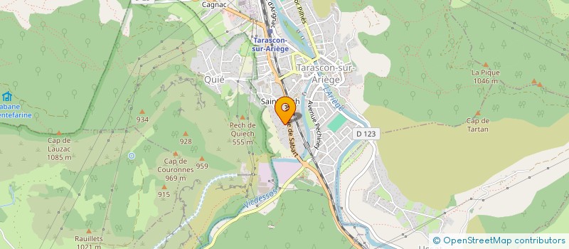 localisation de l'entreprise SELURL BAYSSELIER à TARASCON-SUR-ARIEGE