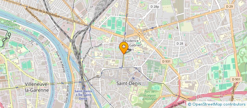 localisation de l'entreprise SELURL BJPHARMA à SAINT-DENIS