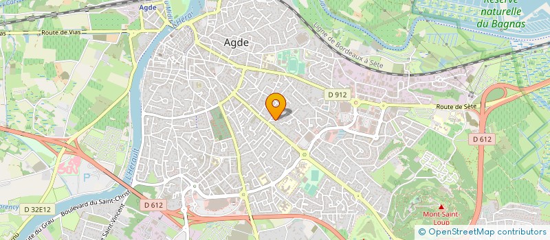 localisation de l'entreprise SELURL DE MASSEUR-KINESITHERAPEUTE STEPHANIE LAMBERT à AGDE