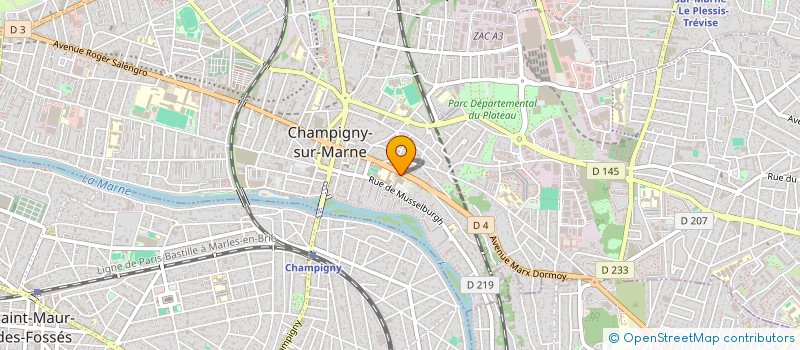 localisation de l'entreprise SELURL DOCTEUR ANTONIO DINH à CHAMPIGNY-SUR-MARNE