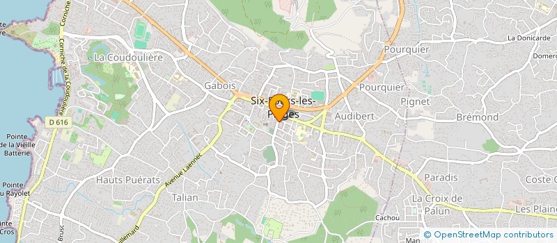 localisation de l'entreprise SELURL DOCTEUR FELICI à SIX-FOURS-LES-PLAGES