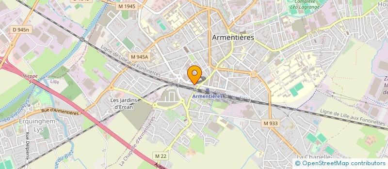 localisation de l'entreprise SELURL DOCTEUR MALLOUEL PINEAU à ARMENTIERES