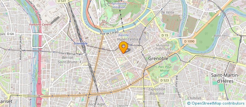 localisation de l'entreprise SELURL DOCTEUR MARC VAREILLES à GRENOBLE