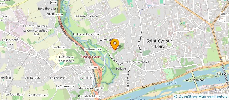 localisation de l'entreprise SELURL DR MELCHIOR  SAINT-CYR-SUR-LOIRE