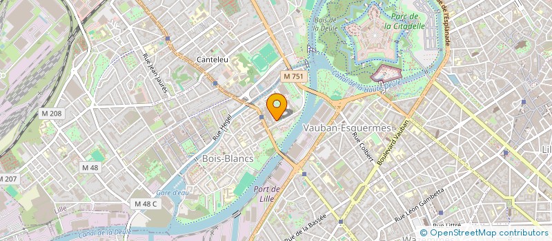 localisation de l'entreprise SELURL DU DOCTEUR ALEXIS PERRIN  LILLE