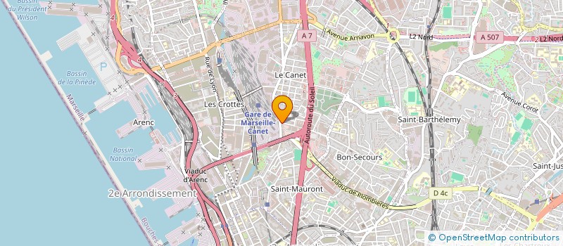 localisation de l'entreprise SELURL DU DOCTEUR DJEMAI à MARSEILLE
