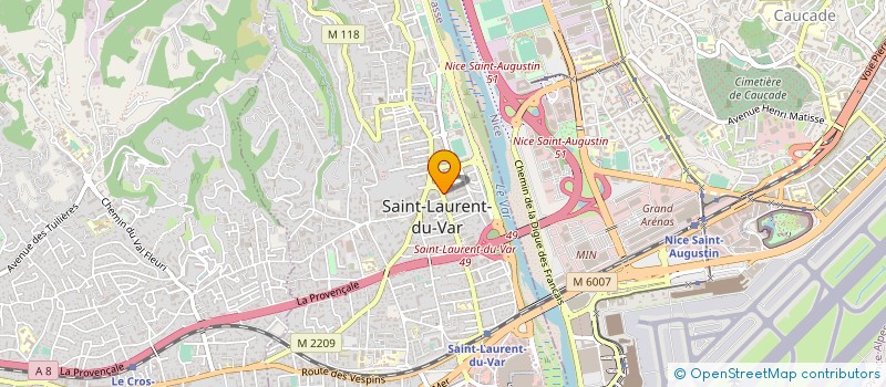 localisation de l'entreprise SELURL DU DOCTEUR ZERMATI HERVE  SAINT-LAURENT-DU-VAR