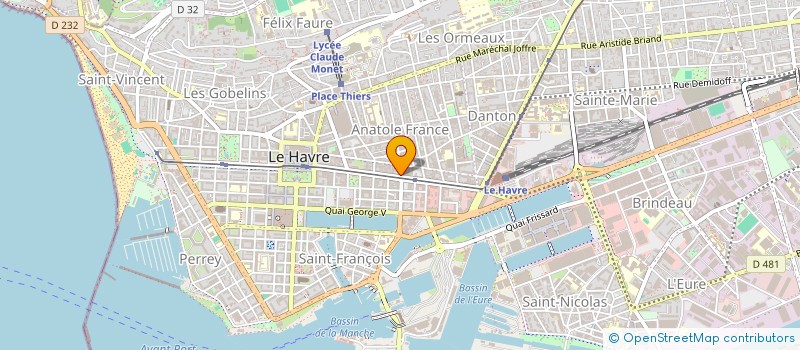 localisation de l'entreprise SELURL DU DR CATHERINE MANDELBAUM-STUPP à LE HAVRE