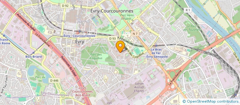 localisation de l'entreprise SELURL EPINETTES-PHARMA à EVRY-COURCOURONNES