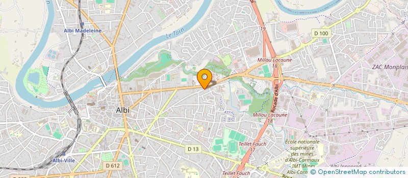 localisation de l'entreprise SELURL HEUGUET à ALBI