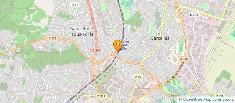 localisation de l'entreprise SELURL LERICHE à SARCELLES