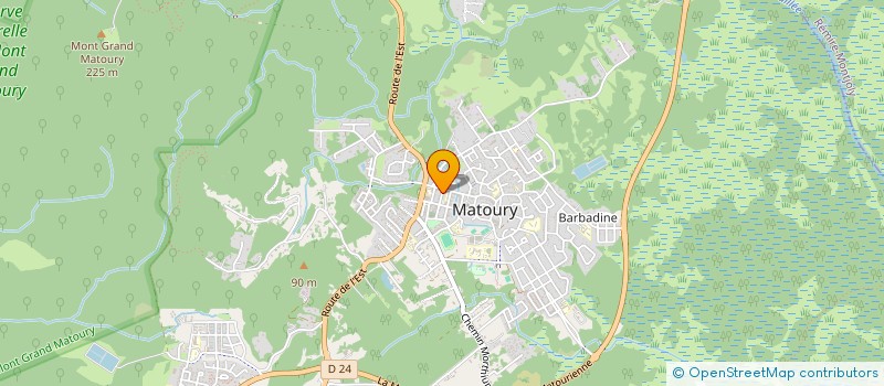 localisation de l'entreprise SELURL MWALEX à MATOURY