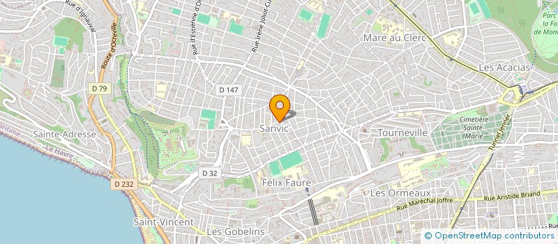 localisation de l'entreprise SELURL OLIVIER LEROUGE à LE HAVRE