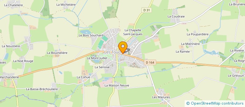 localisation de l'entreprise SELURL OLLIVIER  LES TOUCHES