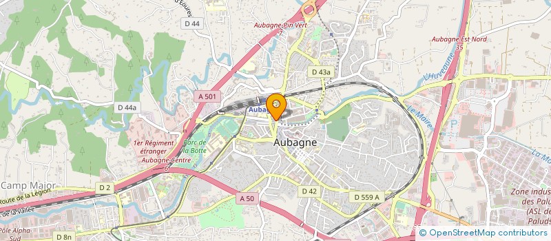localisation de l'entreprise SELURL PHARMACIE ALCARAZ à AUBAGNE