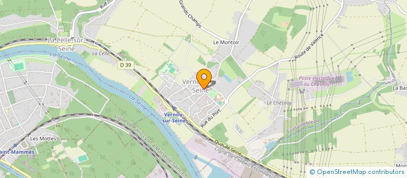 localisation de l'entreprise SELURL PHARMACIE DE LA FONTAINE  VERNOU-LA-CELLE-SUR-SEINE