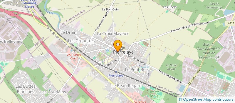 localisation de l'entreprise SELURL PHARMACIE DU CENTRE  PIERRELAYE