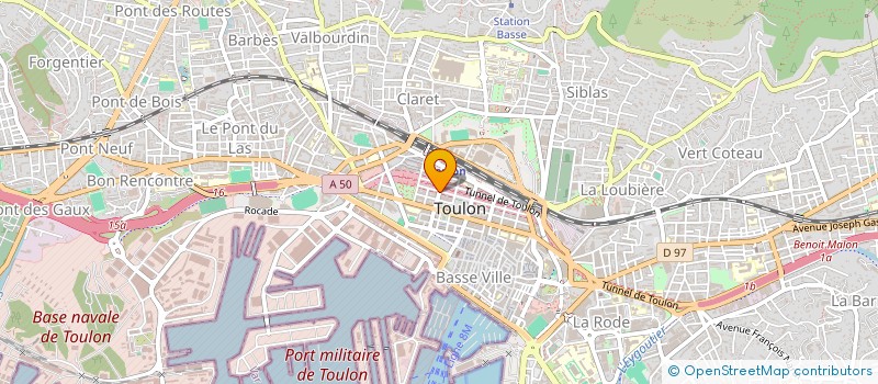 localisation de l'entreprise SELURL PHARMACIE EIXARCH  TOULON