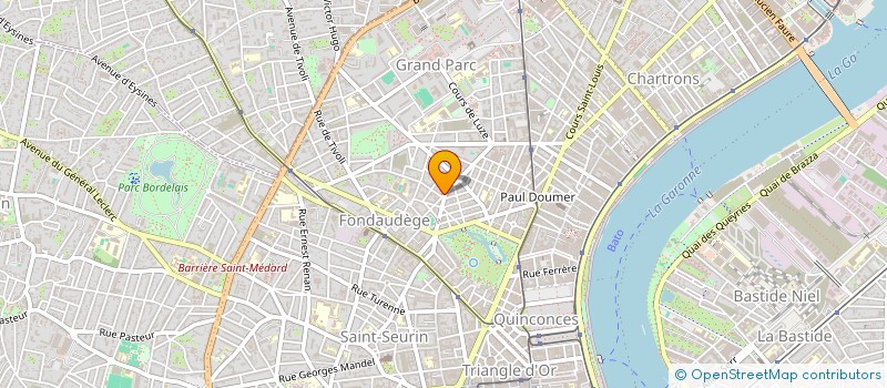 localisation de l'entreprise SELURL PHARMACIE POUQUET  BORDEAUX