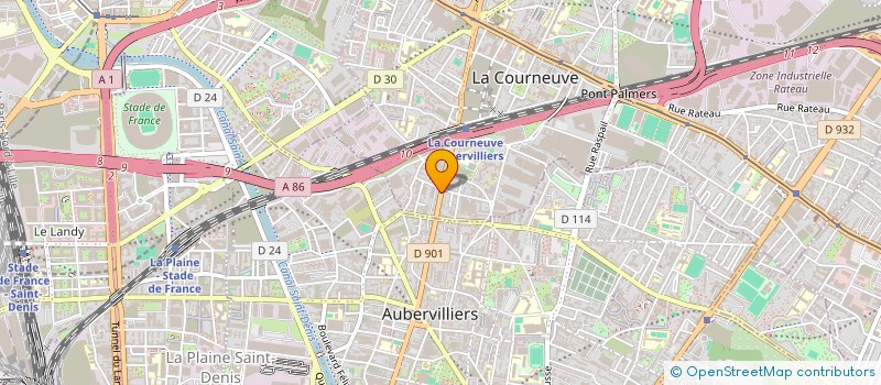 localisation de l'entreprise SELURL PHARMACIE PRINCIPALE à LA COURNEUVE
