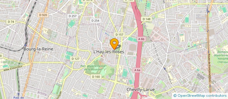 localisation de l'entreprise SELURL PHARMACIE TOMASINO  L'HAY-LES-ROSES