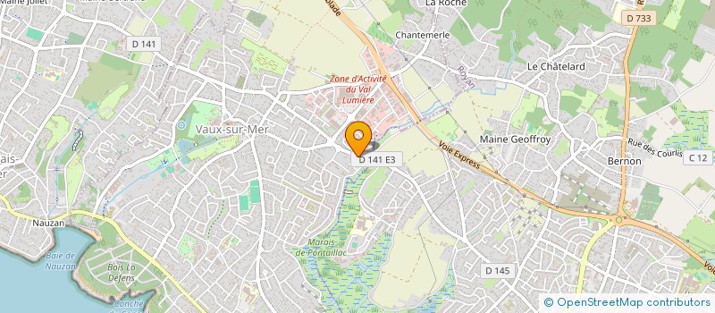 localisation de l'entreprise SELURL VETERINAIRE DE LA METAIRIE à VAUX-SUR-MER