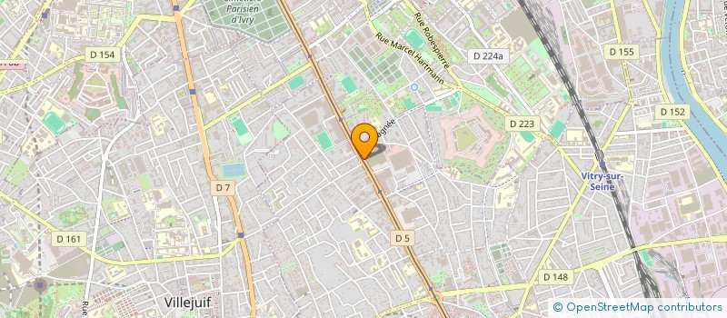 localisation de l'entreprise SELVA à VITRY-SUR-SEINE