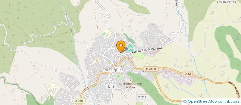 localisation de l'entreprise SELVA à FORCALQUIER
