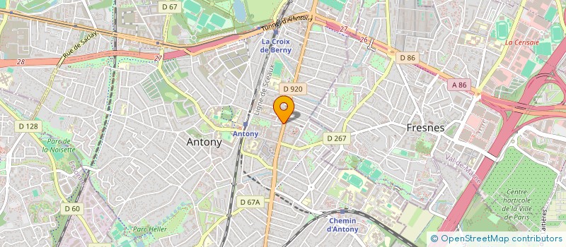 localisation de l'entreprise SELVA FRANCK ROUYER JULIE ET X KALPANA SELVA à ANTONY