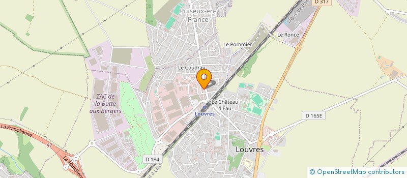 localisation de l'entreprise SELVA PRESSING  LOUVRES