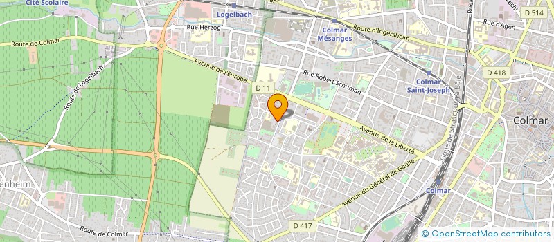 localisation de l'entreprise SELVAN  COLMAR