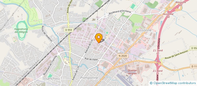 localisation de l'entreprise SELVES à MONTAUBAN