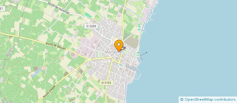 localisation de l'entreprise SELVES ET EASTON à MARSEILLAN