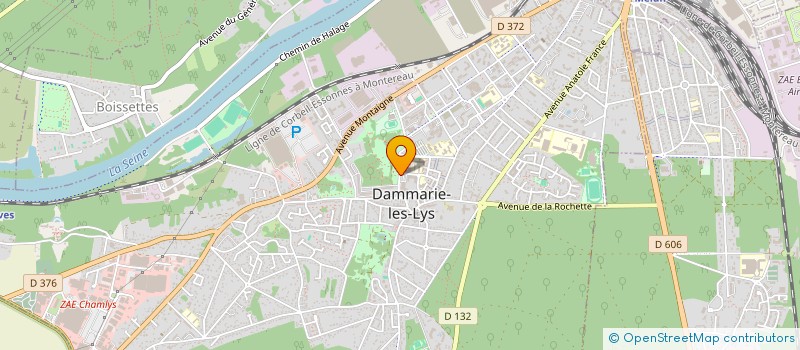 localisation de l'entreprise SELVI à DAMMARIE-LES-LYS