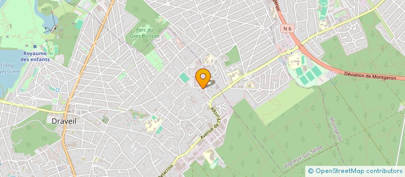 localisation de l'entreprise SELVI à DRAVEIL