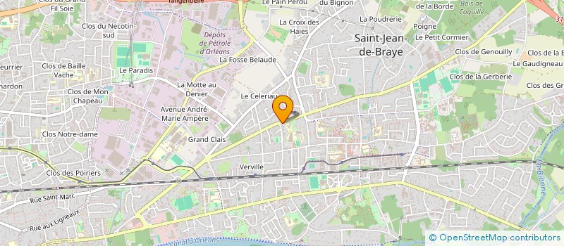 localisation de l'entreprise SELVIANCE INVEST à SAINT-JEAN-DE-BRAYE