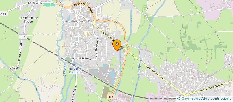 localisation de l'entreprise SELWA  SURY-LE-COMTAL