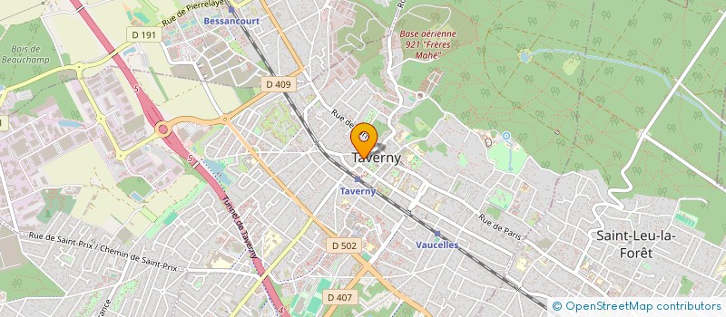 localisation de l'entreprise SELYAN COIFFURE à TAVERNY