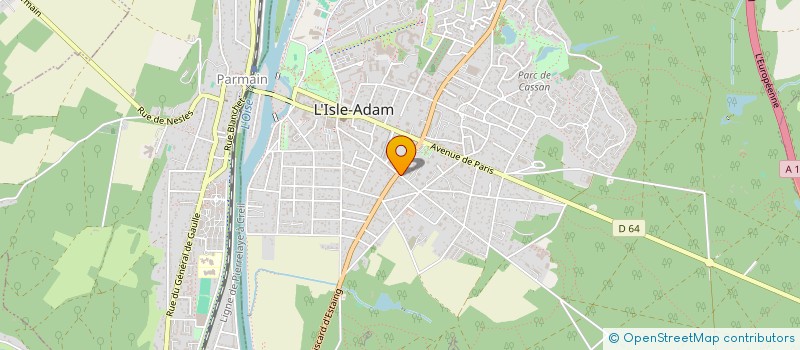 localisation de l'entreprise SELYANO BARBER  L'ISLE-ADAM