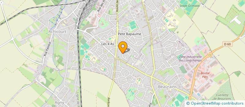 localisation de l'entreprise SELYM IMMO  ACHICOURT