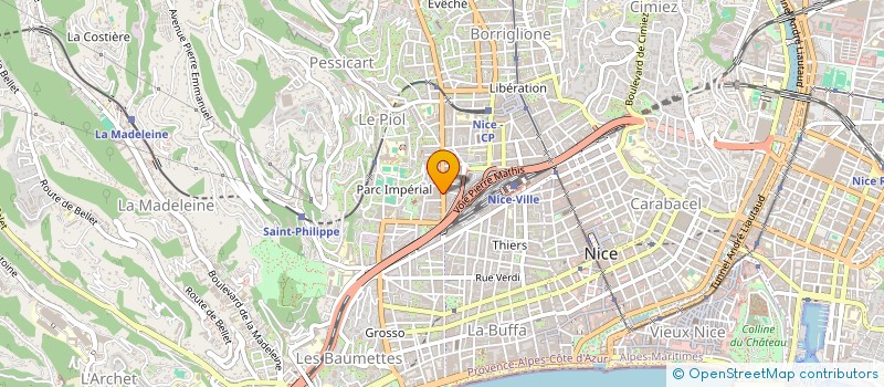 localisation de l'entreprise SEM à NICE