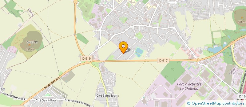 localisation de l'entreprise SEM  CARVIN