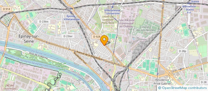 localisation de l'entreprise SEM  EPINAY-SUR-SEINE