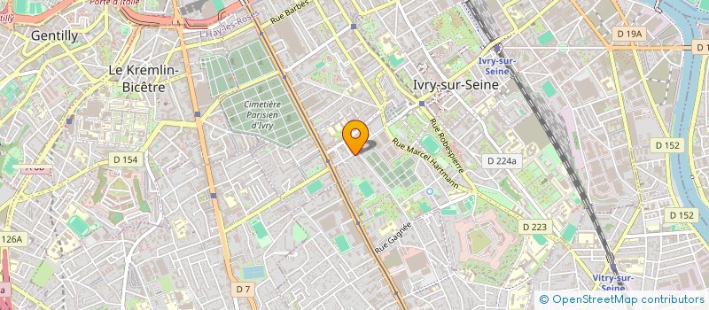 localisation de l'entreprise SEM  IVRY-SUR-SEINE