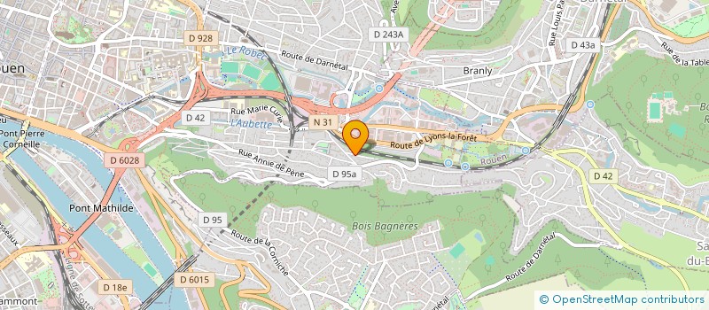 localisation de l'entreprise SEM à ROUEN