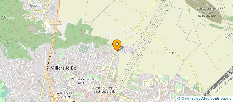 localisation de l'entreprise SEM  VILLIERS-LE-BEL