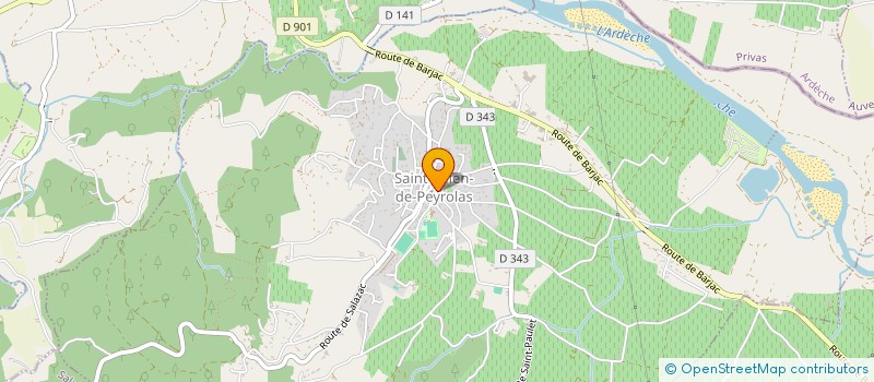 localisation de l'entreprise SEM  SAINT-JULIEN-DE-PEYROLAS